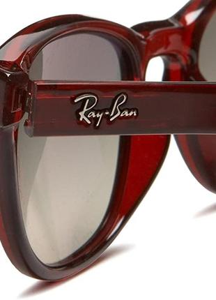 Очки ray-ban rb4140 wayfarer red rubin/crystal оригинал из сша9 фото