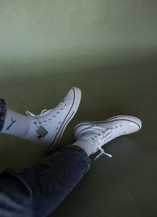 Кеді chuck taylor all star high white 8
