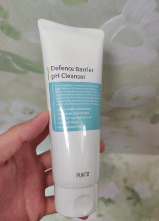 Балансирующий очищающий гель purito defence barrier ph cleanser, 150 мл2 фото