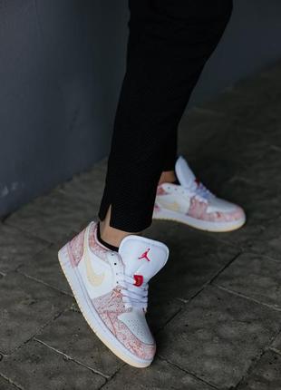 Кросівки nike air jordan 1 low paint drip