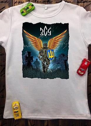 Мужская футболка с принтом - патриотическая