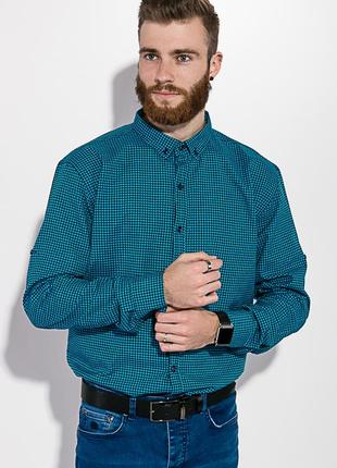 Натуральная стильная клетка рубашка цвета xs s