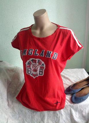 Коттоновая  спортивная безрукавка ,18разм.(48-54),пог-54-60см..