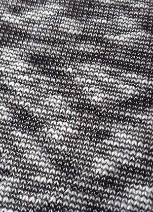 Чорно-білий кардиган-пончо жилетка в стилі бохо з бахромою seltct нюанс6 фото