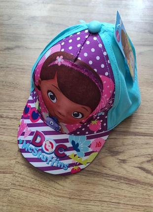 Кепка для девочки   доктор плюшево дйисней