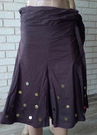 Очень красивая натуральная юбка , кофейного цвета 36/81 фото