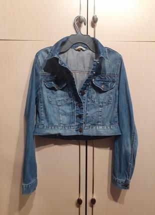 Курточка джинсова topshop. коротка