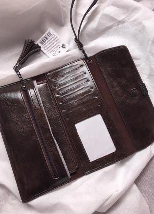 Кошелек + визитница гаманець портмоне набор кошелёк женский мужской из эко заменителя искусственной кожи под кожу лаковый жіночій чоловічий3 фото