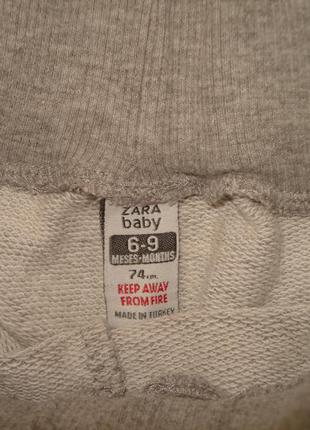 Штанці zara baby на дівчинку 6-9 міс.5 фото