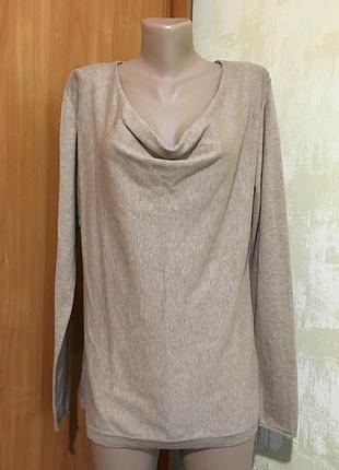 Обалденный коттоновый джемпер с хомутом. patrizia dini