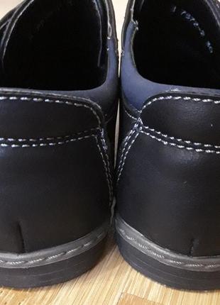Шкіряні туфлі-мокасини, р.303 фото