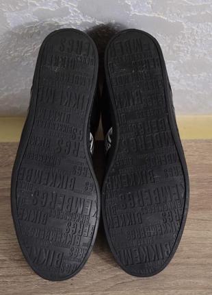 Bikkembergs высокие кроссовки женские кожаные. италия. оригинал. 38-39 р./25 см.8 фото