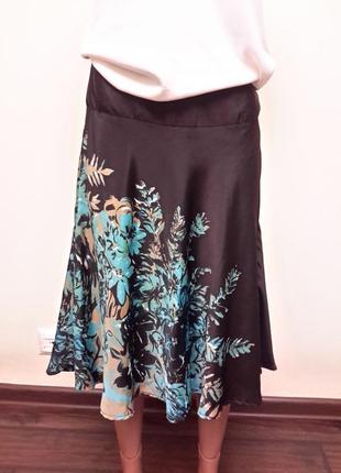 Яркая юбка с цветочным принтом vero moda1 фото