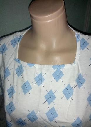 Оригинальная нежная футболка,46-52разм.