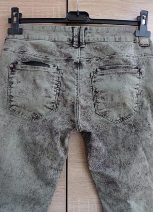 Брюки стрейч  bershka denim8 фото