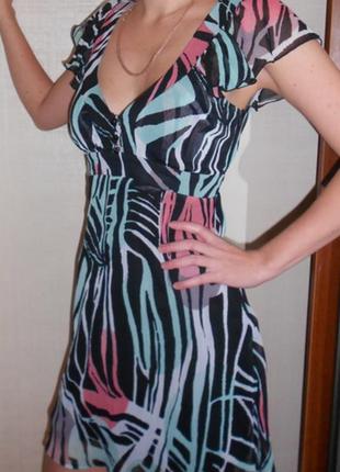 Милое летнее платье сарафан xs-s1 фото