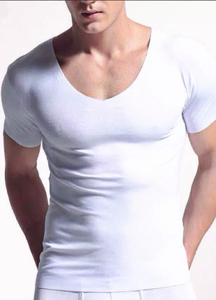 Мужская футболка с необработанными краями livergy размер эвро7хl1 фото