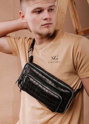 Поясна сумка шкіряна