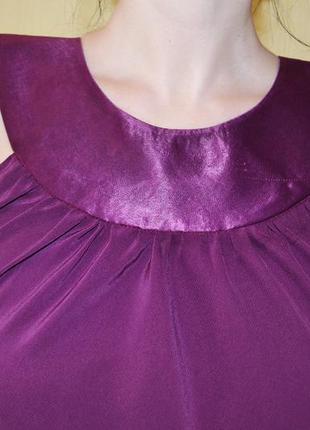 Роскошное  фиолетовое платье с вышивкой  christian dior3 фото