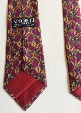 Мужской галстук nina ricci оригинал шёлк2 фото