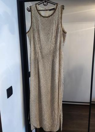 Шикарне плаття з бісеру/ паєтки