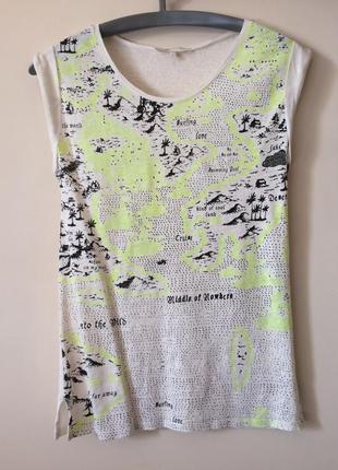 Футболка maje р.1 оригинал лен 100%