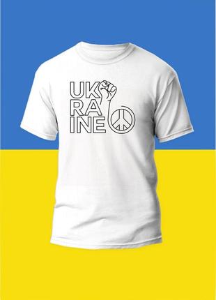 Футболка мужская с принтом ukraine