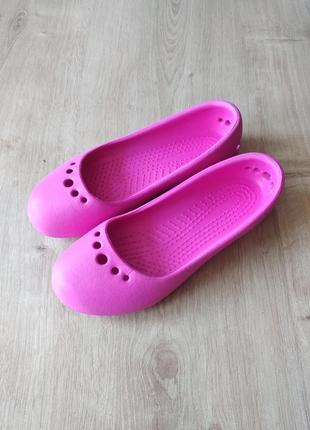 Детские балетки crocs , оригинал, р.4 (33-34).3 фото
