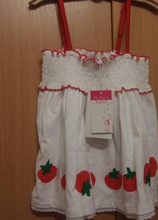 Блуза новая 8 лет рост 128 от сhicco