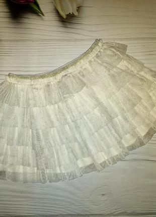 Нежная фатиновая юбка с блестками m&s1 фото