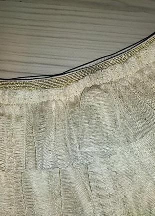 Нежная фатиновая юбка с блестками m&s2 фото