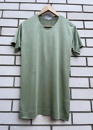 Винтаж,шелк100%,оливковая,тонкая футболка,блуза,кофточка,neuman