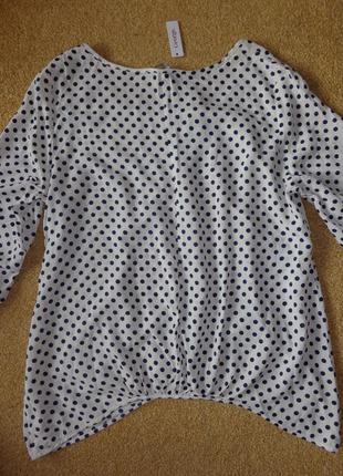 Блуза в горошек george - размер uk 12 ( eur 40)2 фото