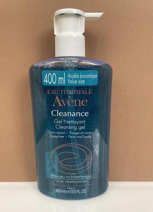 Avene cleanance gel, гель для вмивання