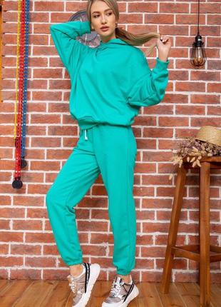 Спорт костюм жіночий двухнитка м'ятний колір2 фото