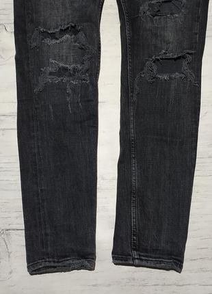 Zara original рваные джинсы брюки штаны6 фото