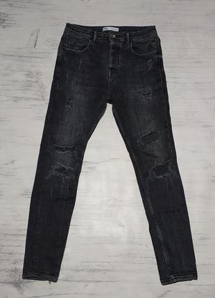 Zara original рваные джинсы брюки штаны2 фото