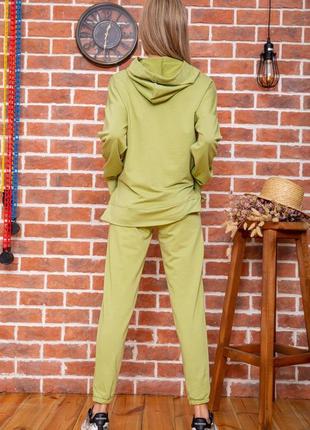 Спорт костюм жіночий колір оливковий3 фото