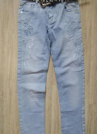 Фірмові легкі світлі джинси yuke2 фото