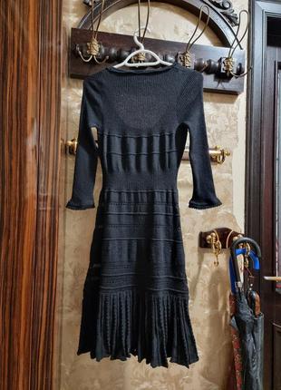 Невероятное шерстяное вязаное платье karen millen шерсть вовна wool кашемир2 фото