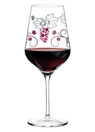 Бокал для красного вина из хрусталя ritzenhoff, дизайн "виноградная гроздь" от синобу ито, 580 мл