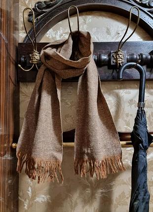 Классический шерстяной шарф van gils шерсть, шерсть wool кашемир