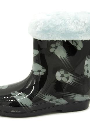 Резиновые сапоги для мальчика dual черный (007-272 black (22 (14,5 см))1 фото