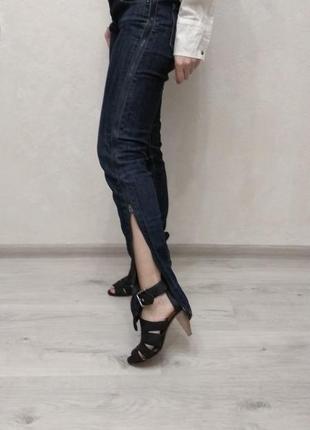 Джинси жіночі. оригінальні джинси із розрізами по боках6 фото