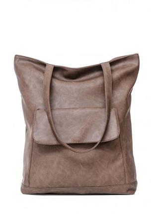 Жіноча сумка коричневий нубук2 фото