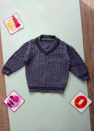 Свитер кофта пуловер на рост до 74 см, от 6-9 месяцев george1 фото
