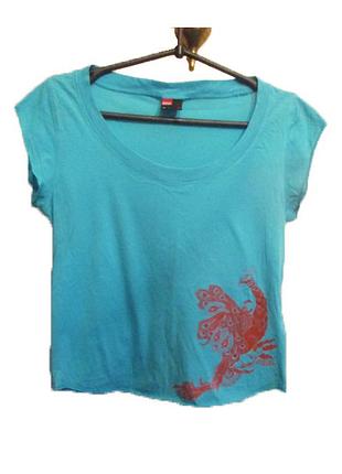 Тонка коттоновая футболка топ diesel