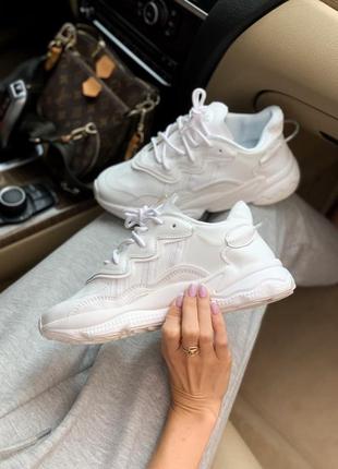 Кроссовки adidas ozweego white3 фото