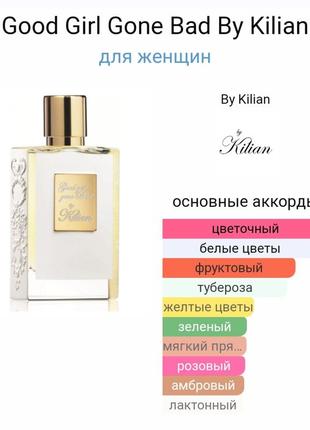 Масляні духи kilian good girl gone bad"3 фото