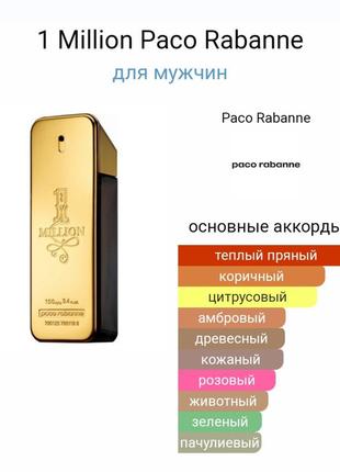 Масляные духи paco rabanne 1 million3 фото